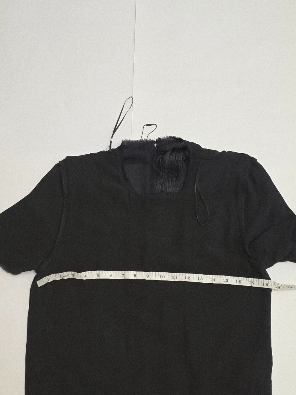 NWOT Zara Black Fringed Midi Dress - Picture 15 of 16
